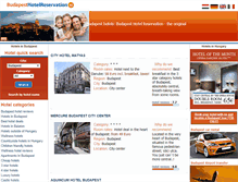 Tablet Screenshot of budapesthotelreservation.hu